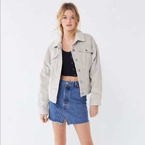 BDG Sherpa Corduroy Trucker Jacket